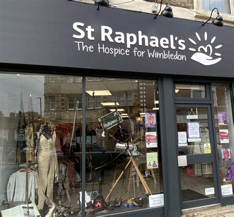 St Raphael’s Hospice charity shop, High St, Wimbledon Village.